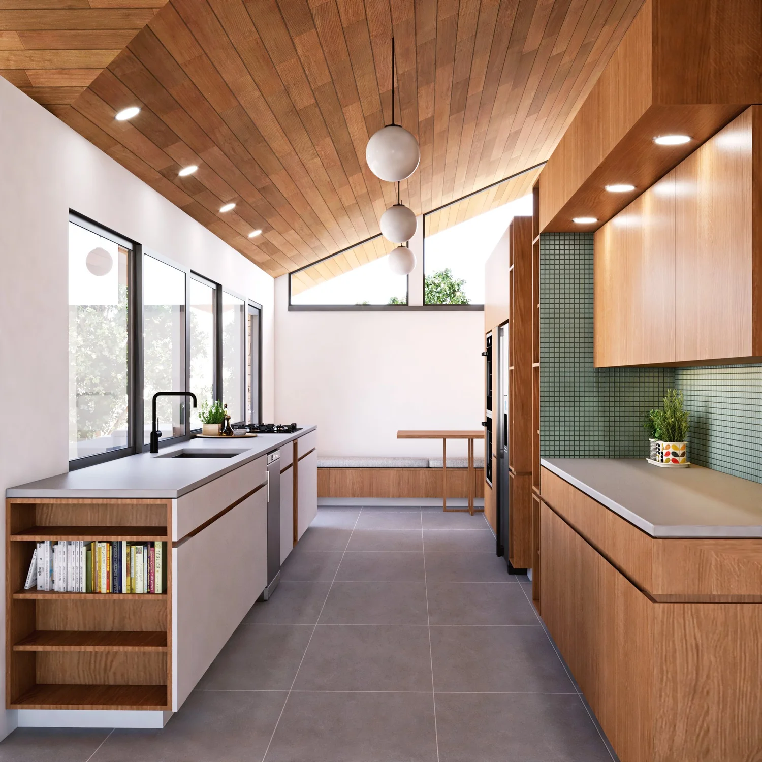 Custom millwork cabinetry — Grandview Terrace
